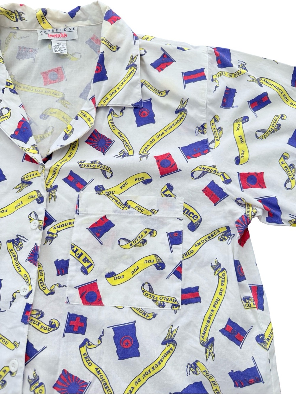 Vintage 1980s France Button-Up Shirt - Picture 3 of 7